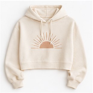 Woman Up Cropped Hoodie