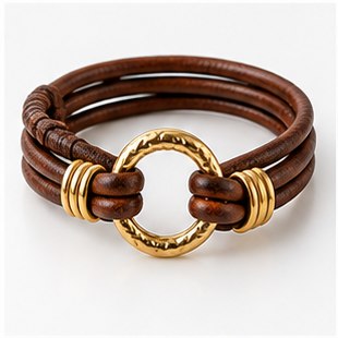 Sun Burst Bracelet in Gold
