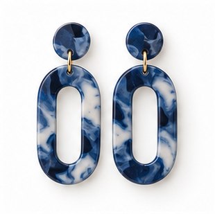 Avery Rose Gold Hoop Earrnings