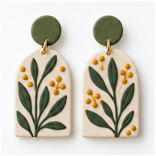 Celine Statement Drop Earrings