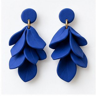 Crescent Shaped Dangling Earrings