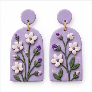 Hued Dangle Earrings