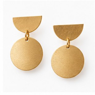Mia Circle Resin Earrings