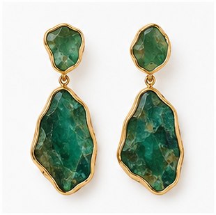 Rhea Vegan Leather Earrings