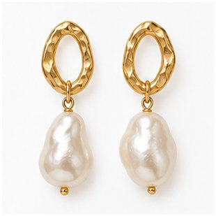 Rhombus Hoop Earrings