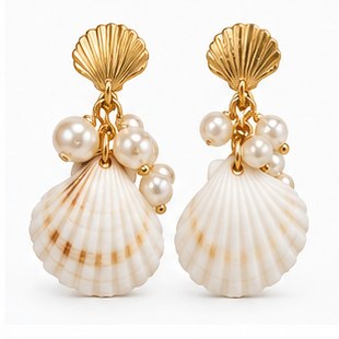 Cyrene Rose Gold Thread Earrings