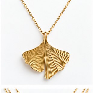 Halo White Gold Filled Necklace