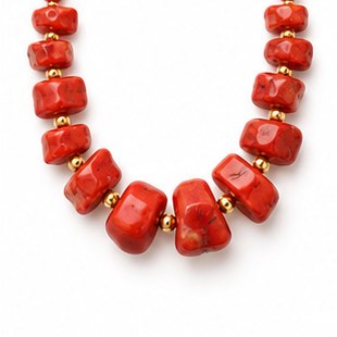 Turquoise Marble Statement Necklace