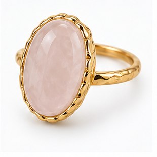 Rectangle Stone Ring Set