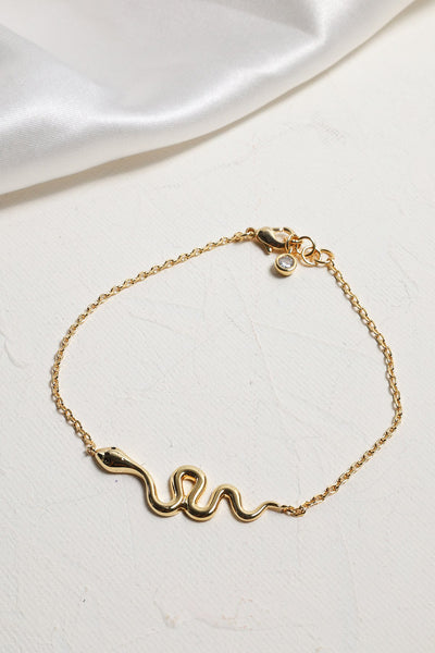 Snake Pendant Bracelet