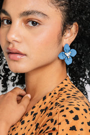 Clematis Floral Earrings