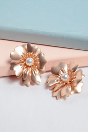 Fleur and Pearl Earrings 