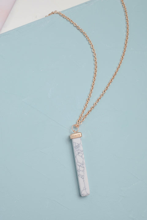 Marble Pendant Necklace