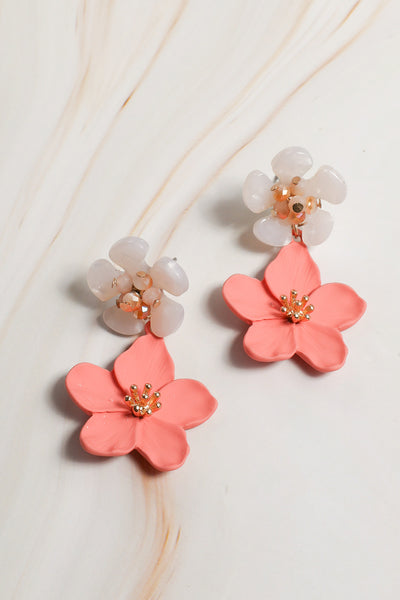 Sweet Pea Floral Earrings
