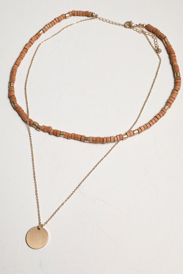 Maleah Beaded Layered Necklace