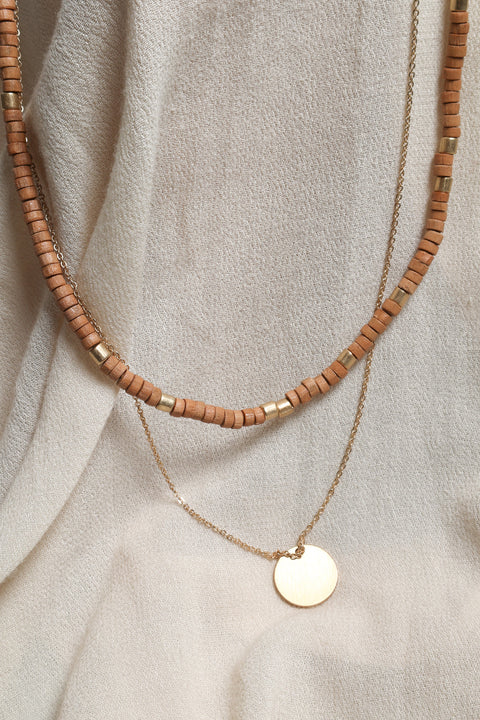 Maleah Beaded Layered Necklace