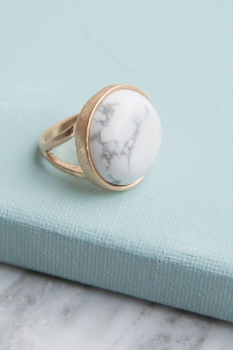 Marble Stone Ring